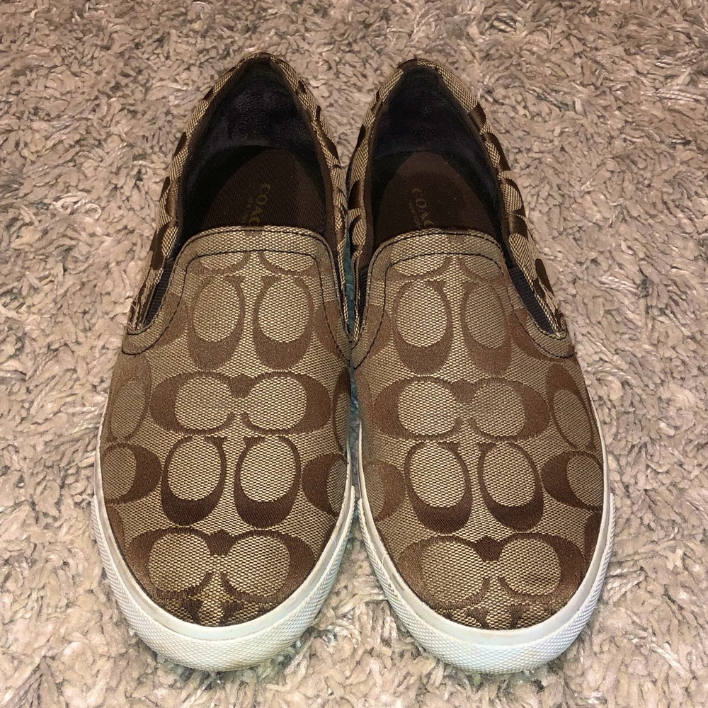 Coach slip on sneakers